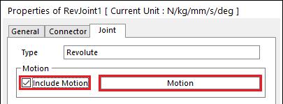 Display the property dialog box of RevJoint1.