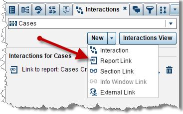 REPORT LINKING Linking reports is the broadest level of defining interactivity within SAS Visual Analytics. Reports are stored in SAS Metadata, similar to a file system on a computer.