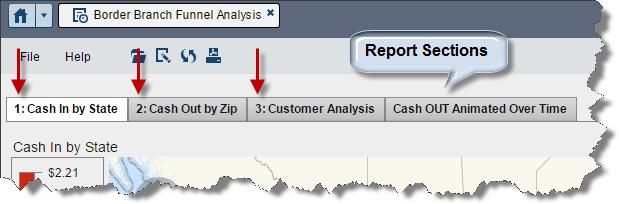 Moving between separate reports changes the report viewer s entire frame of reference to another report. Remember to use Report Linking for high level steps within your information pathway.