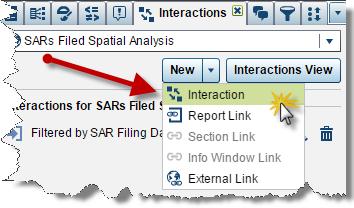 INTERACTIONS Functionally speaking, report linking and section linking are available in SAS s Enterprise BI platform, but require considerable effort and expertise on the infrastructure side to