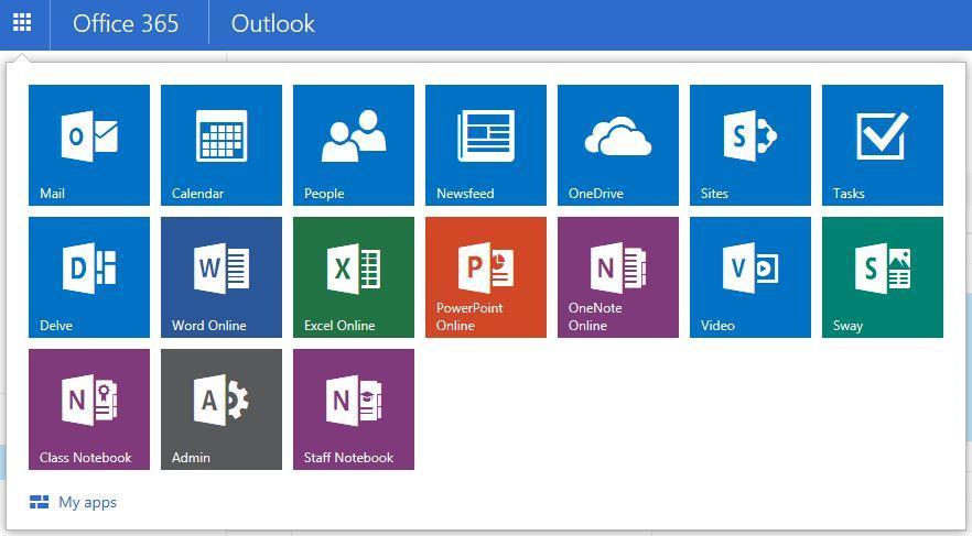 1. OneDrive on the Web (staff & pupils) As part of Office 365, every user has a file