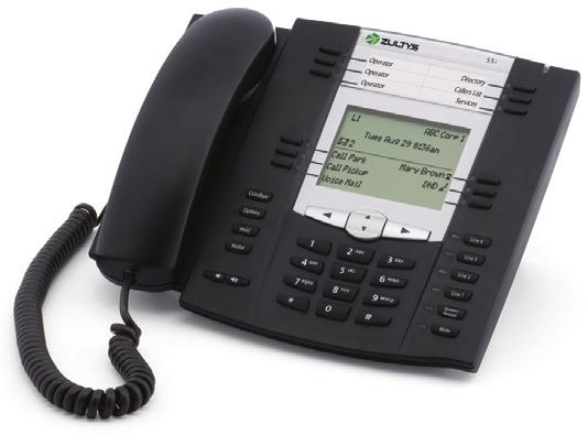 ZIP 5-series Advanced SIP Standard Enterprise IP Phones 57i & 57iCT The ZIP 57i and 57iCT deliver advanced features in an elegant design ideal for demanding operators and corporate executives.