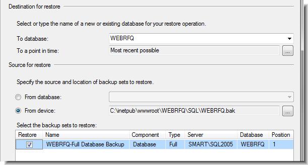 Add the WEBRFQ Folder to Your Webroot Folder 1. Unzip the WEBRFQ.zip file to your desktop. 2. Drag the WEBRFQ folder from your desktop into the wwwroot folder (located at C: > inetpub > wwwroot).