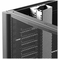 perforated doors Half-height side panels Easily adjustable levelling feet and casters