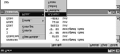 4. Select Periodical from the Mode submenu: Figure 2-30. Selecting Periodical For Data Window 5. The Update Rate dialog appears. 6. Choose the appropriate update frequency. 7.