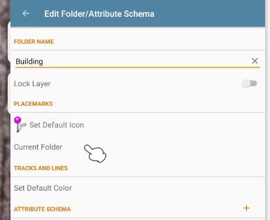 At the folder level there is a listing for SET TO CURRENT FOLDER, Press that and it will CHANGE to CURRENT FOLDER You can also change the