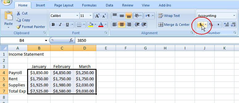 Formatting Numbers You can quickly change the appearance of numbers in your worksheet without retyping the numbers.