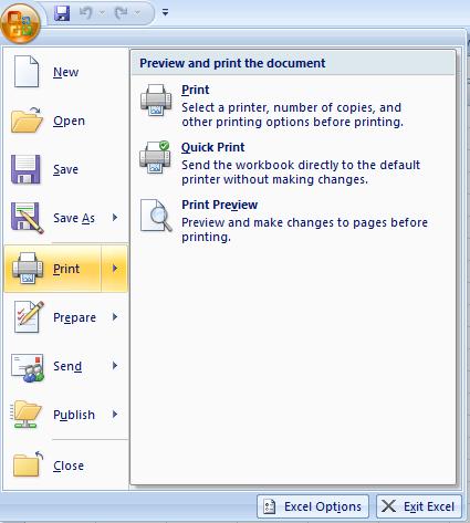 How to Print Spreadsheet Data To print a spreadsheet, click the
