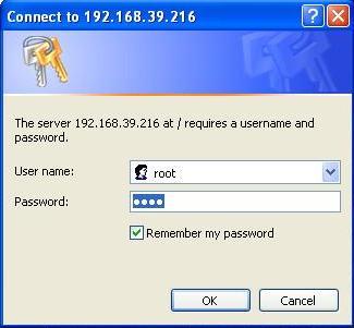 Step6. Setting IP Address To set up the Network configuration: 1. Click Setup on the upper right of the web page. The login page is displayed as below. 2.