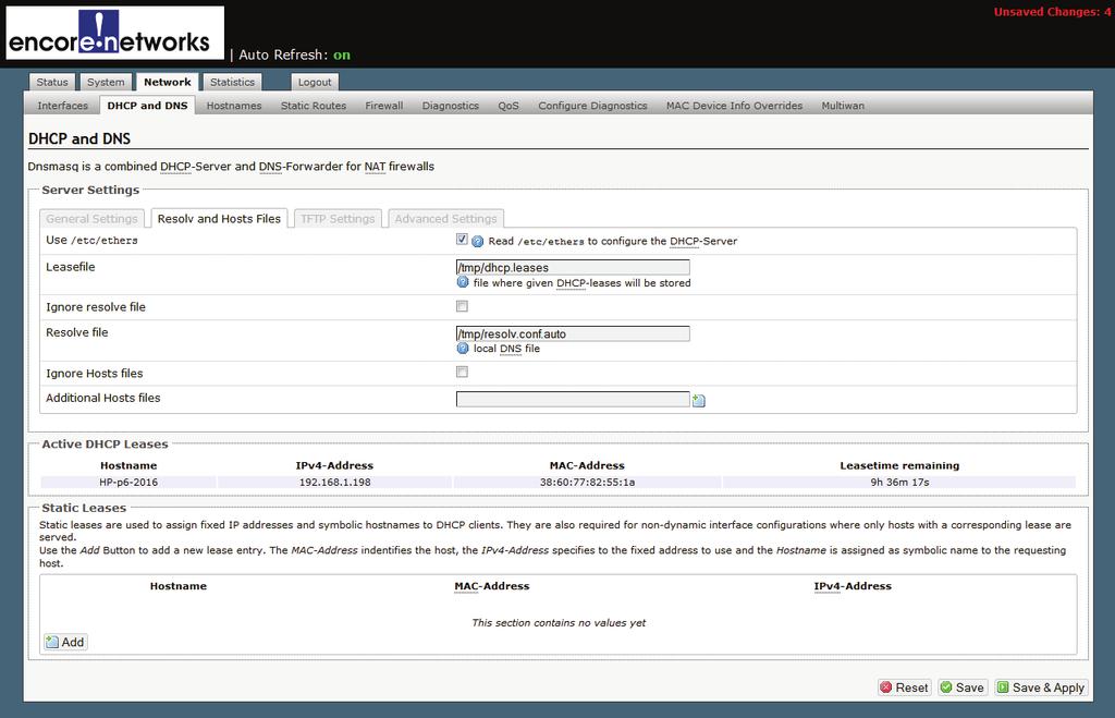 Configuring General Settings for the EN-4000 Page 4-19 Figure 4-24.