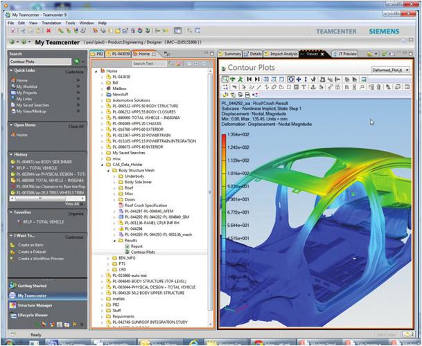 SIMCENTER Optimizing geometry to drive design By leveraging the powerful geometry engine within Simcenter 3D Engineering Desktop, you have access to a large number of geometry parameters that can be