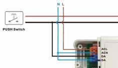 Dim adjustment is done directly in the driver from the - It is possible to do it with different types of dimmer switch (possibility - It must be done with conventional switches (there is NO need for