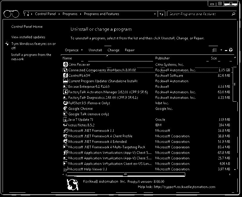 directories, and Windows Start menu