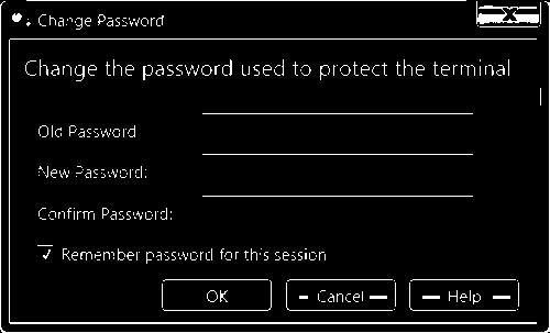Doing so will clear the password and also remove all applications, logs, recipes, user-installed font files, objects and graphics.