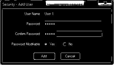 Passwords can be 15 alphanumeric characters with spaces and are case sensitive. For example, Operator10 and operator 10 are two different passwords.