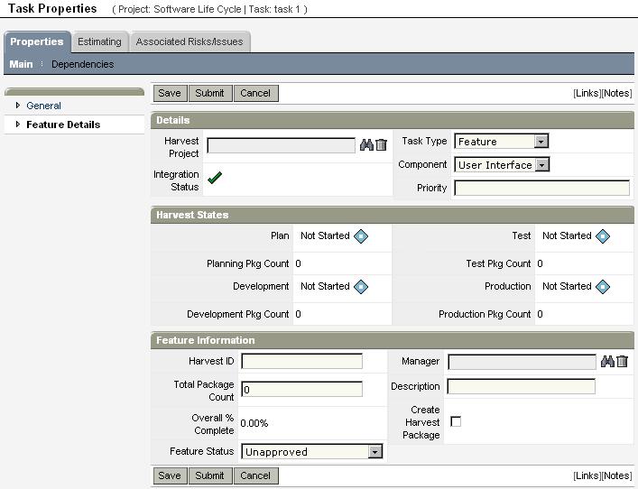 About CA Clarity PPM Feature Tasks About CA Clarity PPM Feature Tasks CA Clarity PPM feature tasks are summary tasks on CA Clarity PPM projects that represent work managed in a Harvest package.