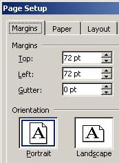 You can change margin settings for the whole document, for document pages from the position of the insertion point, or even for a single paragraph of a single page.