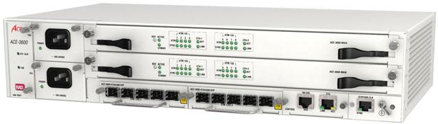 ACE-3000 Family ACE-3600 3G and HSDPA traffic backhauling over packet-switched networks Pseudowire emulation of up to four protected STM-1/OC-3c (ATM) links over Gigabit Ethernet Advanced pseudowire