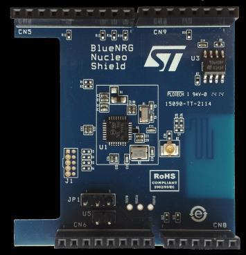 maximum reusability across ST s microcontroller devices BlueNRG Shield An STM32 Nucleo expansion board