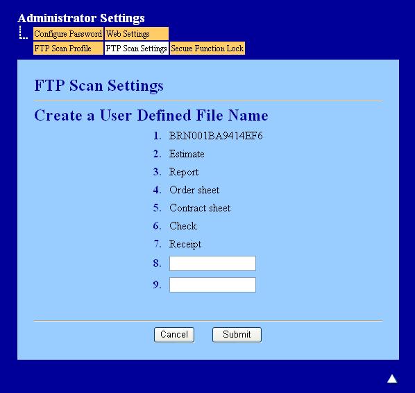 Network Scanning Scan to FTP (For MFC-7460DN, MFC-7860DN and MFC-7860DW) 13 When you choose Scan to FTP, you can scan a black and white or colour document directly to an FTP server on your local