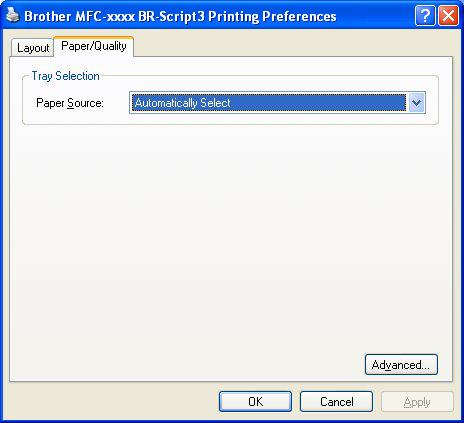 Printing Page Order Specifies the order in which the pages of your document will be printed. Front to Back prints the document so that page 1 is on top of the stack.