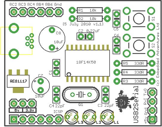 PLT-1003 datasheet Page 7 PCB The board is provided pre-assembled, but we may provide it in a kit form in future if there
