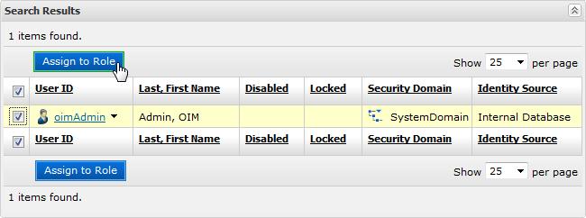 Note: You must enter the new user s user ID and password into OIM as IT resource parameters. See the Admin UserID and Admin Password IT variables parameters in the following section. 2.