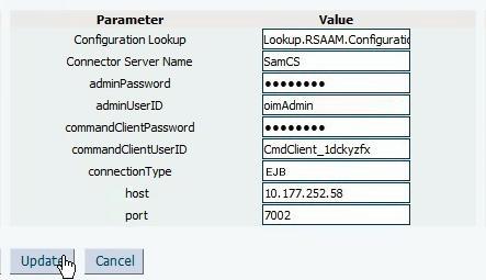 13. Enter your RSA Authentication Manager server s address in the host