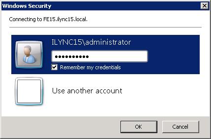 Microsoft Lync & BT One Voice SIP Trunk You are prompted to enter your login credentials: Figure