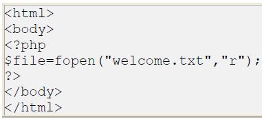 Opening a File ( fopen() ) The first