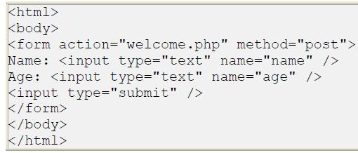 Example Sample Output:- The example HTML page above