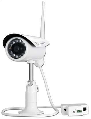 Bullet Network Security Camera PLC-336PW Camera Homepage Click the " Live Video" button to view live camera. Click the " Setting" button to setup your camera with its various settings.