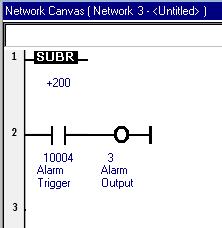 Step 3 Create a Nested Subroutine Go to Edit Network Add Network After network two. Note that the network type states Sub 100 at this time.