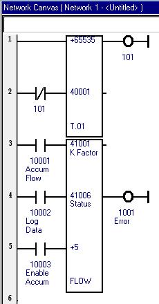 Enter the ladder logic as shown in Figure 47.