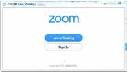 Zoom Application Sign In. Double click the Zoom icon.. Click Sign In.