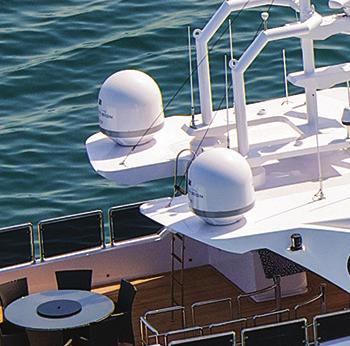 Enhancing Operations and Onboard Entertainment with Premium Content from KVH IP-MobileCast The TracPhone V7HTS is fully compatible with KVH s IP-MobileCast for Superyachts content delivery