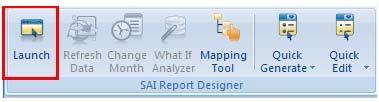 Designer, run the desired report.