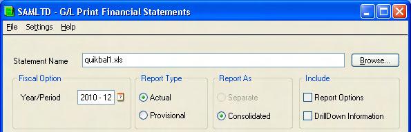 FR Menu Commands Note that whenever you change one of these options, you must run FR View to regenerate the report.