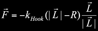 Hook s law: F = k (x - x 0 ) x 0 = rest length k = spring elasticity (stiffness) For x<x 0, spring wants to extend For x>x 0, spring wants to contract Source:Matthias Mueller, SIGGRAPH 21 22 Hook s