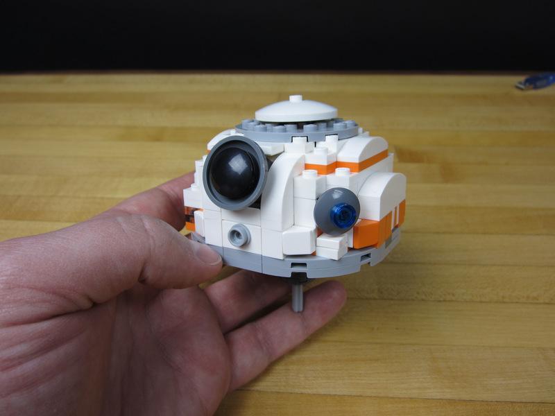 Step 18 Prepare the Head To give our BB-8 a bit of