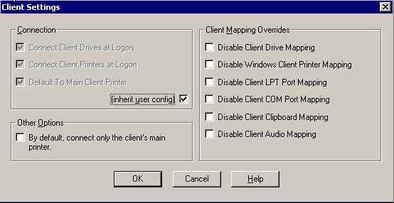Chapter 6 Configuring Features Common to the ICA Win32 Clients 101 Mapping Client Devices The Citrix ICA Client supports mapping devices on client devices so they are available from within an ICA