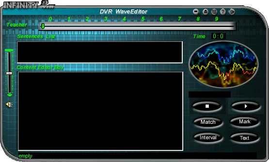5.5. DVR WaveEditor (Do Not Support In Windows XP Operating System) 1.