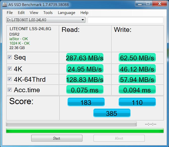 2.7 AS SSD Benchmark 1.