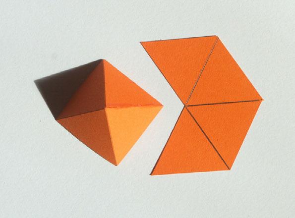 To form a vertex at least three triangles are required.