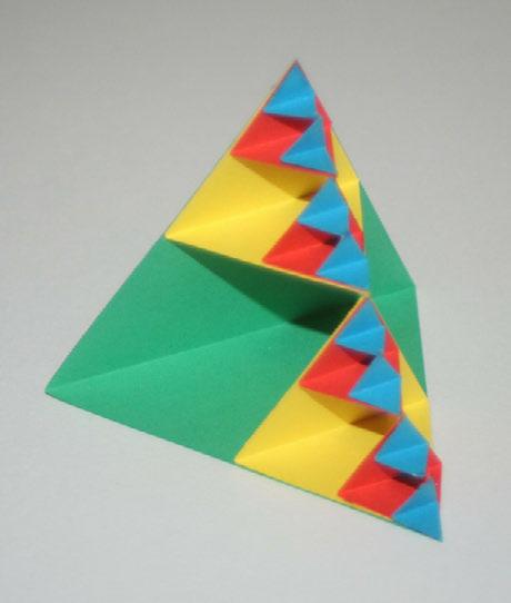 A Scheme for the tetrahedron The tetrahedron can be created from a single equilateral triangle