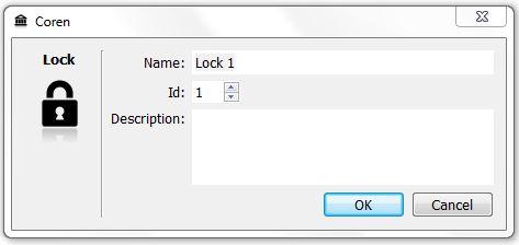 Here you have to enter the name of the lock and the Id of the lock (from 1 to 5).