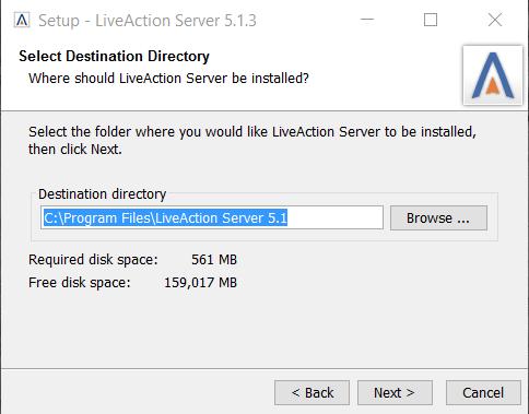 Step 5: Choose the Server installation location.