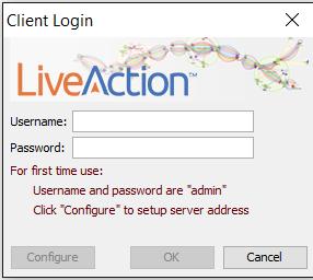 Step 4: Enter your credentials to log in to the Client.