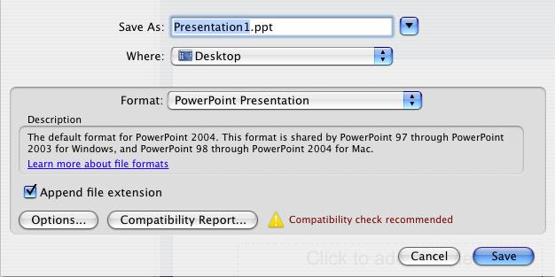 9. Saving and sharing your PowerPoint presentation: Originally created for the PC, PowerPoint comes in many versions.