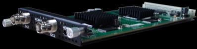 4 HDMI/SDI Encoding Module DX224V Input: 4 SDI/HDMI input (1.4), HDCP 1.4 Output: 1 MPTS and 4 SPTS output over UDP/RTP/RTSP Video format: H.265/HEVC (H.